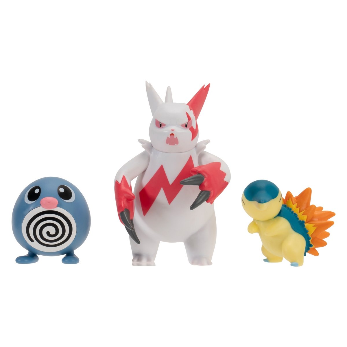Pokemon Pack 3 Figuras - Poliwag+Zangoose+Cyndaquil